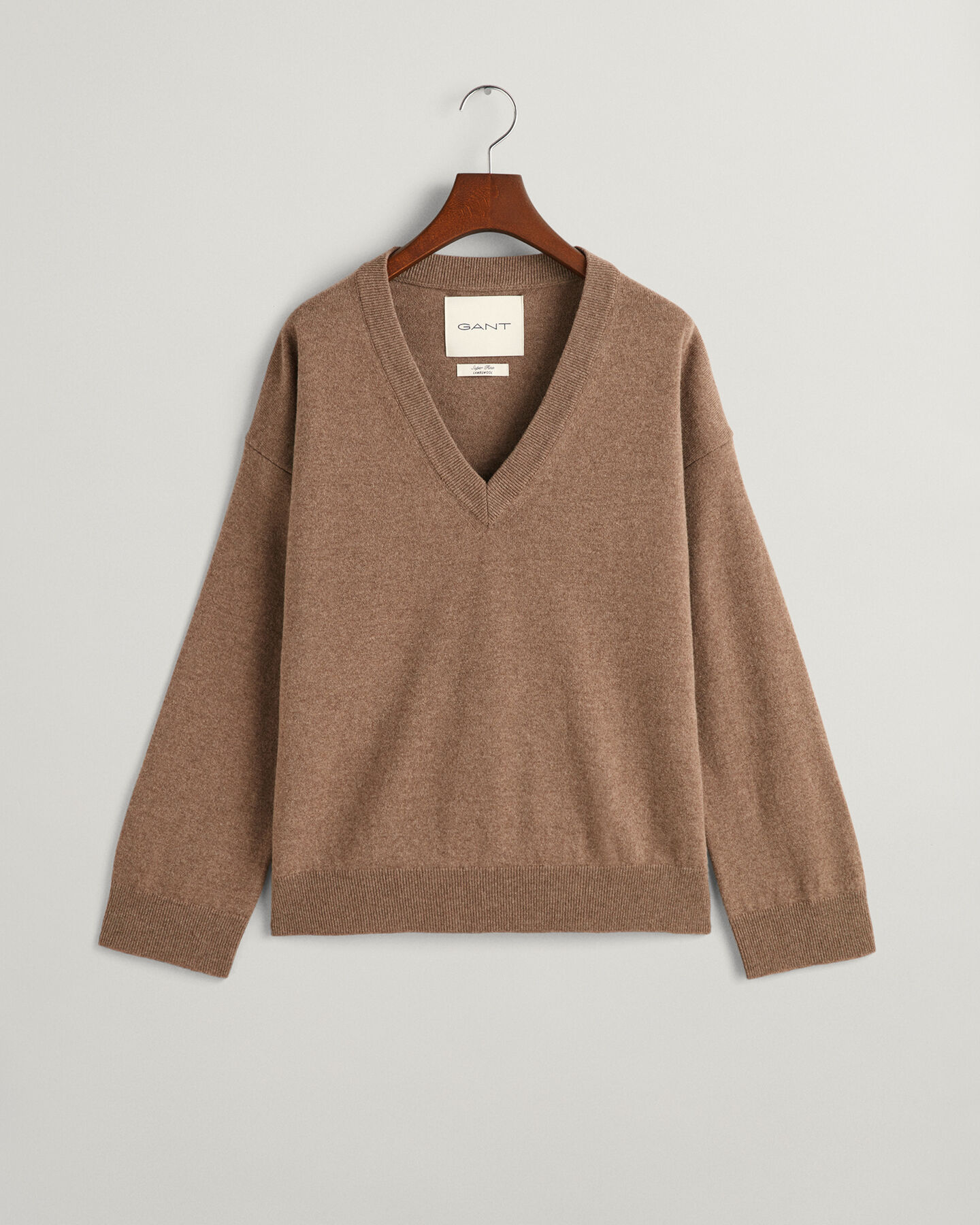 Sweater V-Neck Superfine Lambswool - GANT