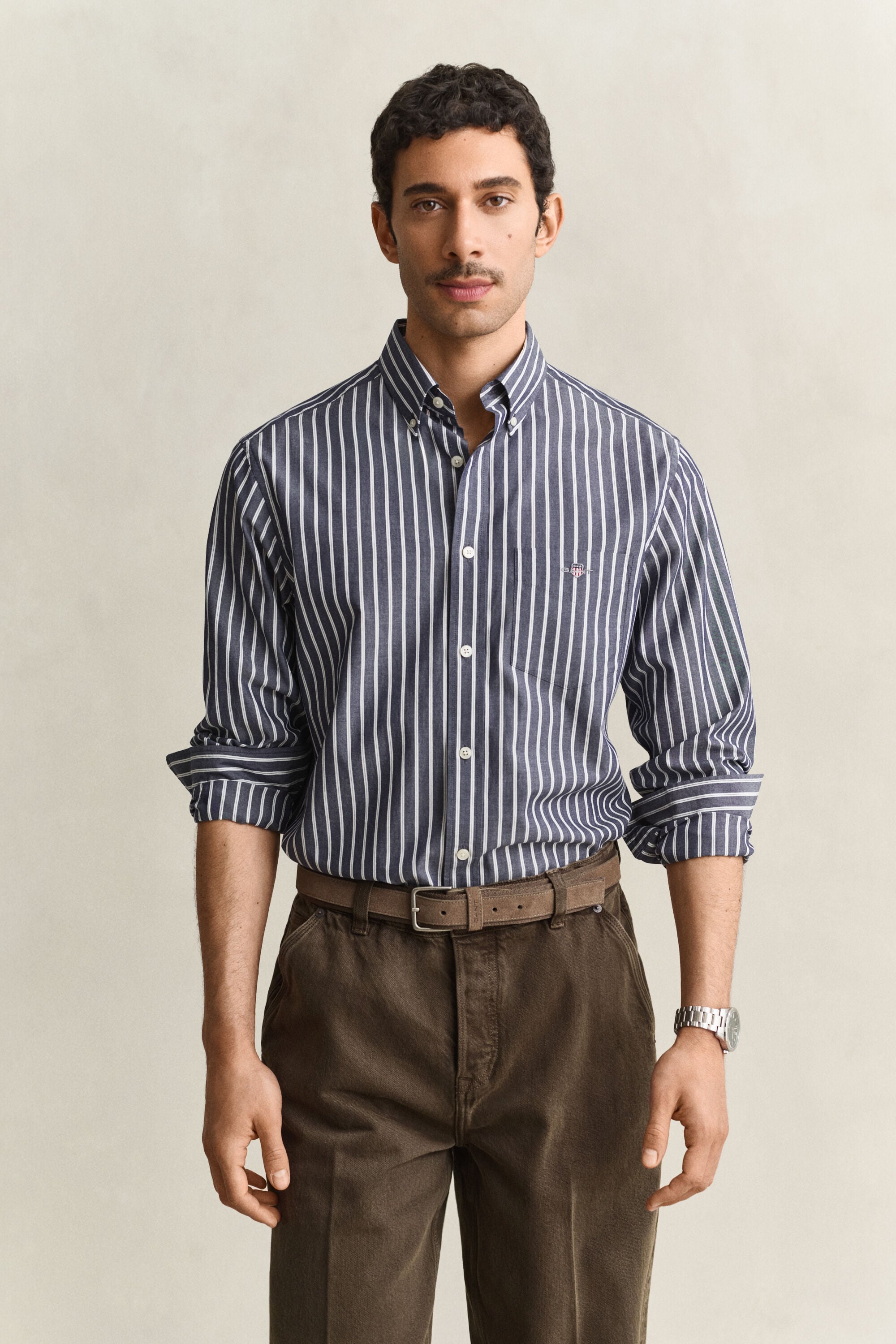 Striped Poplin Shirt