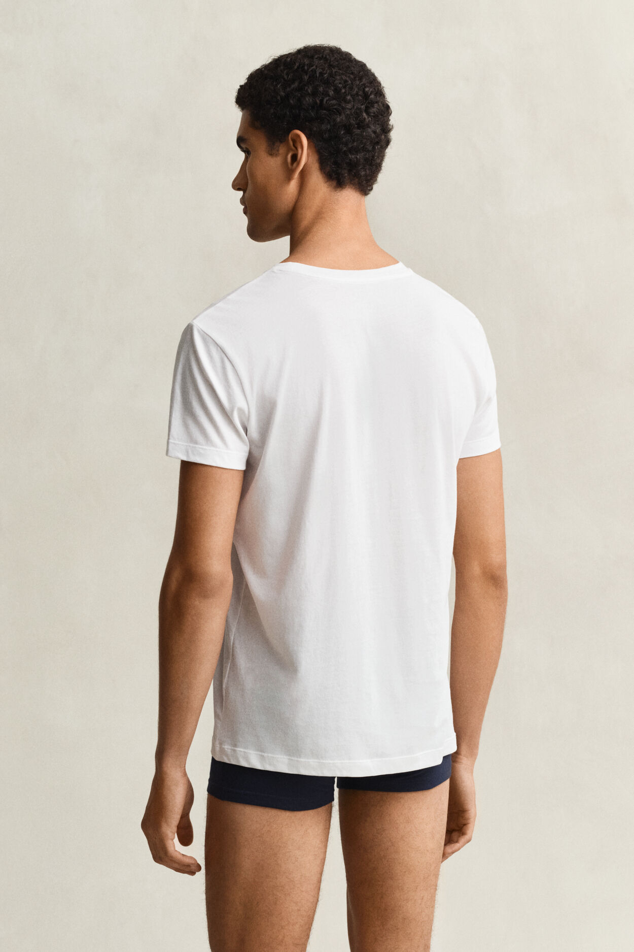 2-Pack Crew Neck T-Shirts — WHITE