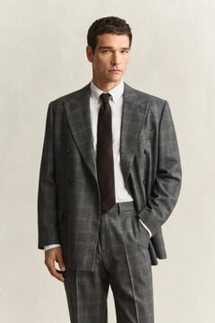 Glen Check Suit Jacket — CERAMIC GREY MELANGE 9