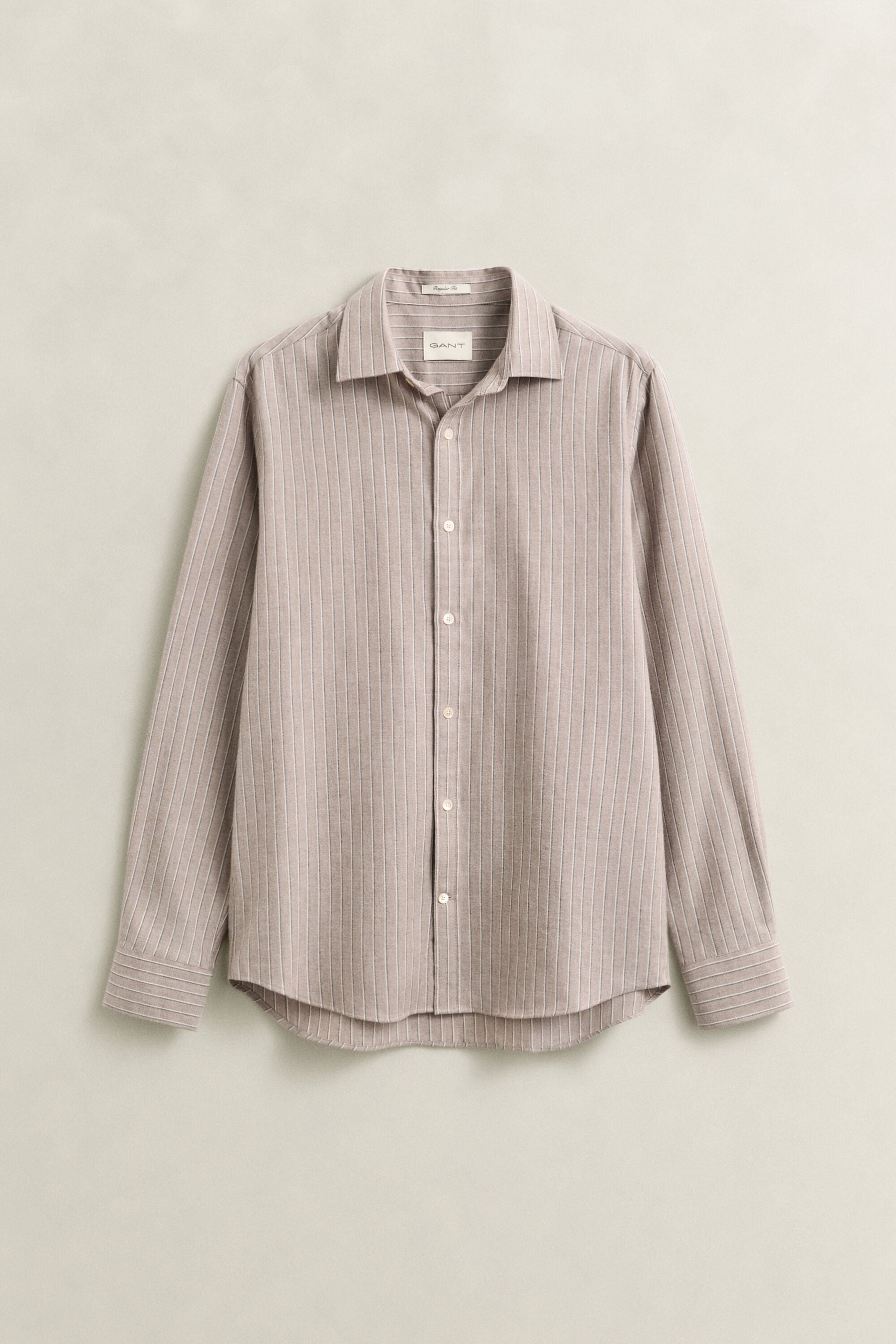 Striped Flannel Mélange Shirt