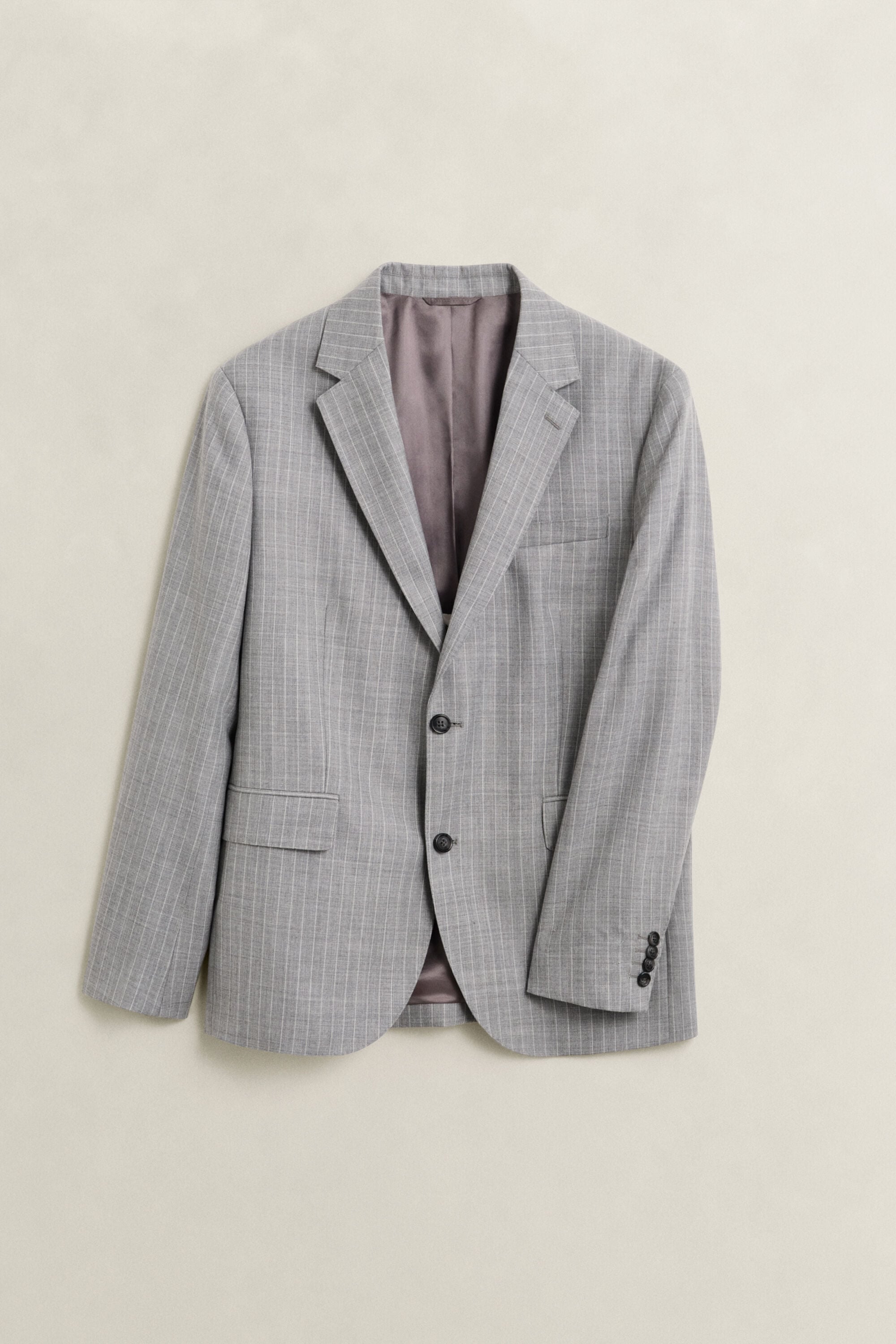 Pinstriped Suit Jacket