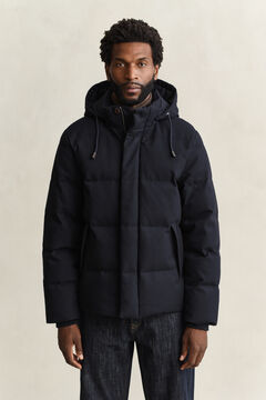 Flannel Down Jacket — EVENING BLUE 9