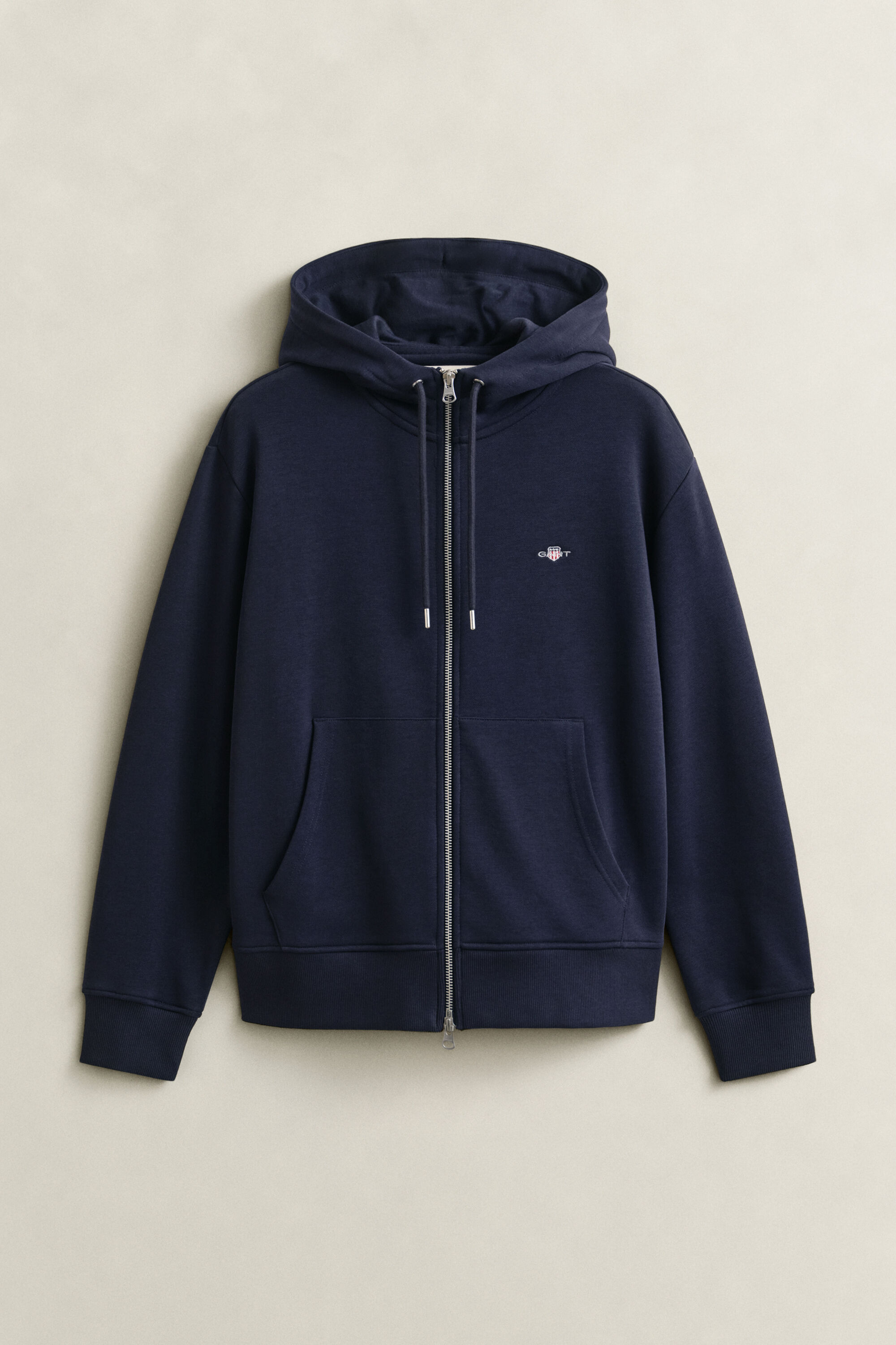 Shield Zip Hoodie — EVENING BLUE
