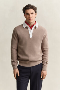 Cotton Merino Rugger — MIST TAUPE 4