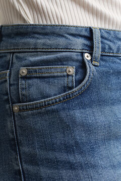 Slim Flared Stretch Jeans — MID BLUE BROKEN IN 4