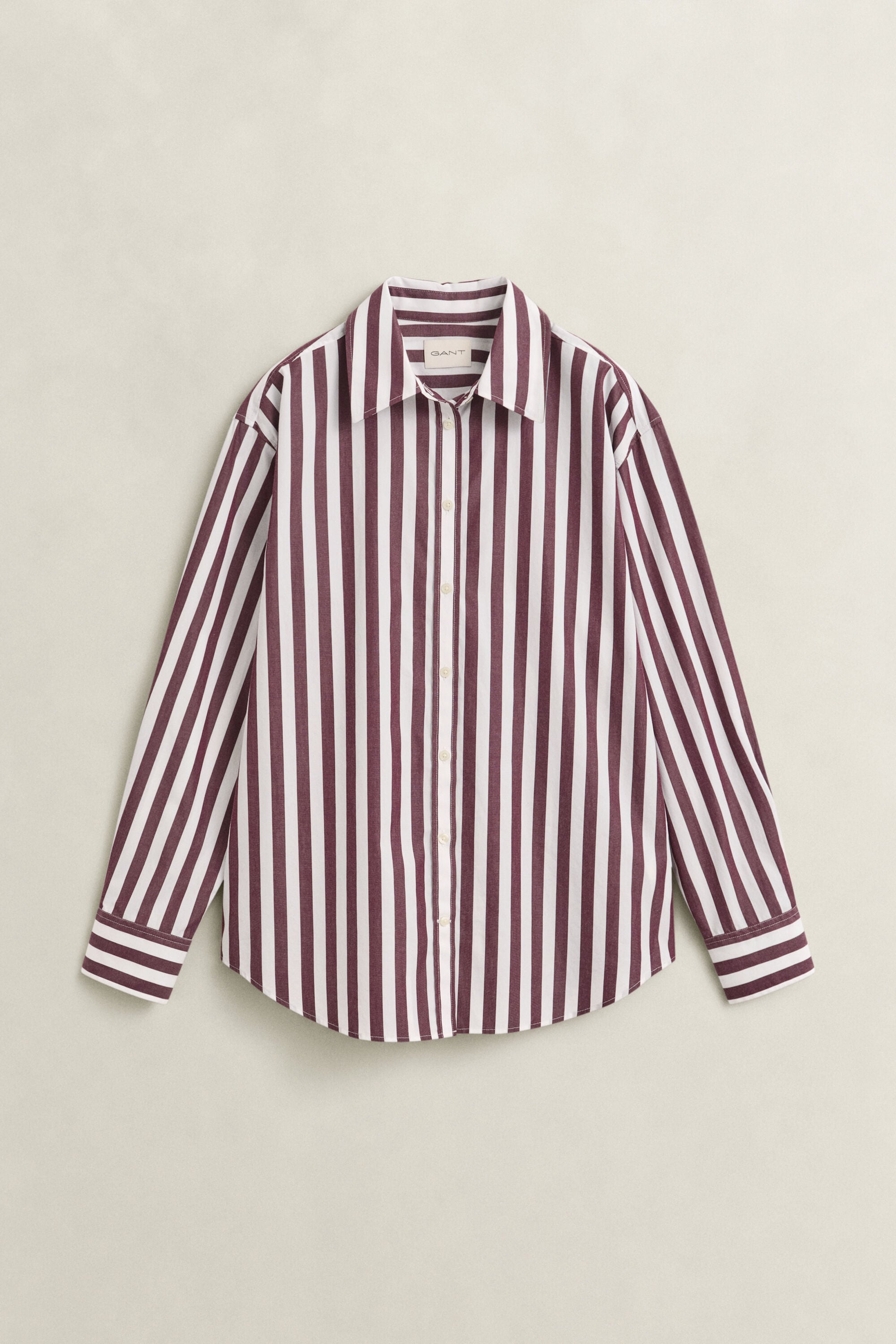 Relaxed Striped Poplin Shirt
