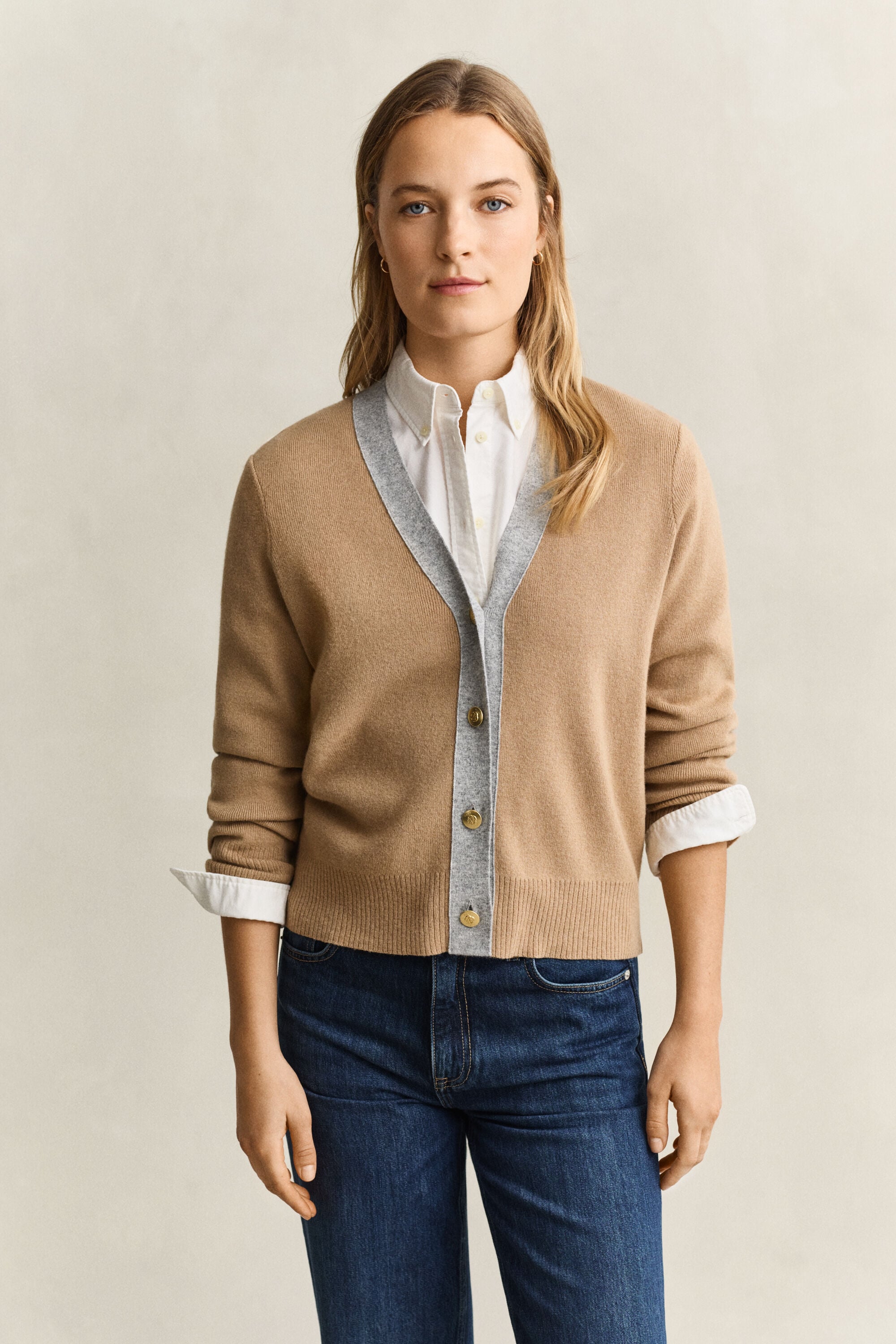 Contrast Cardigan