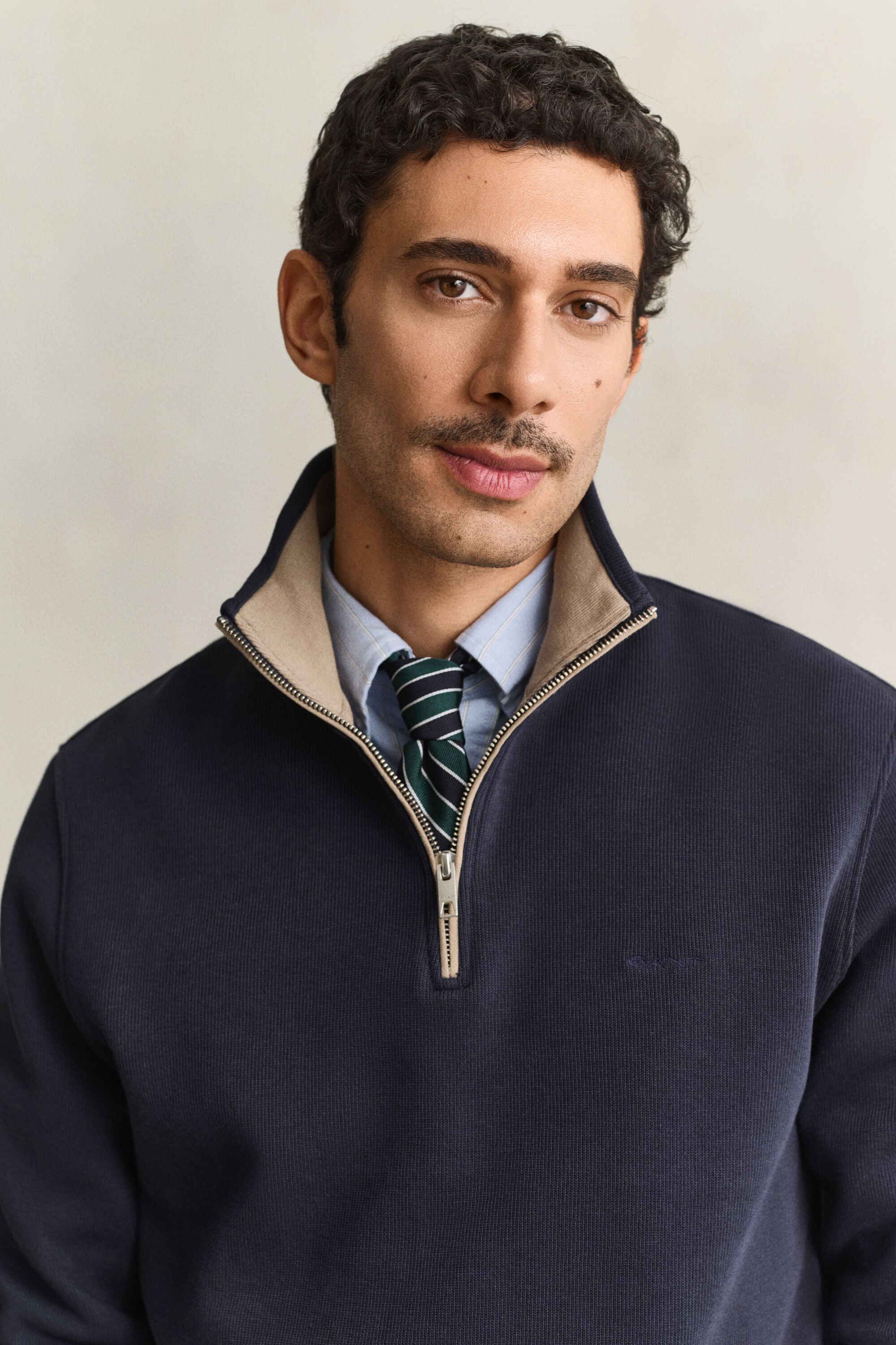 Sacker Rib Half-Zip Sweatshirt