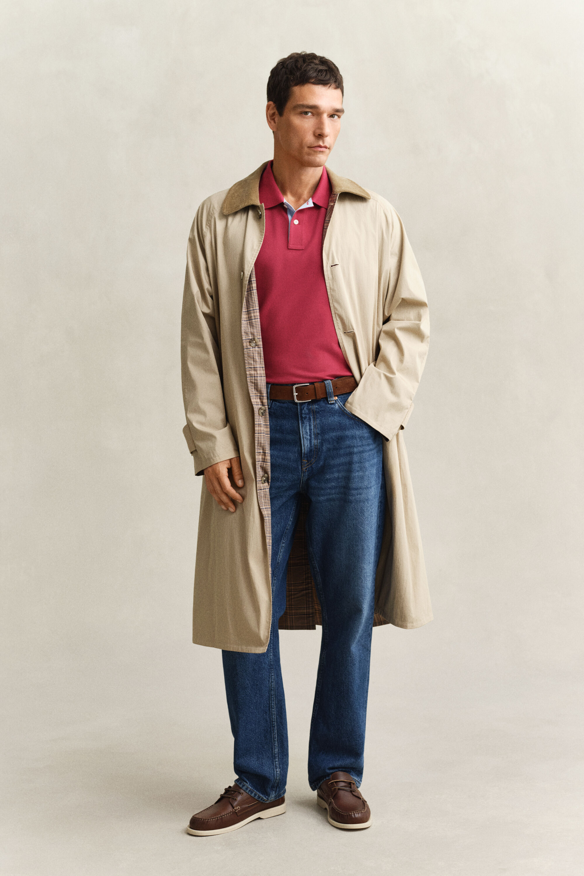 Contrast Piqué Polo Shirt