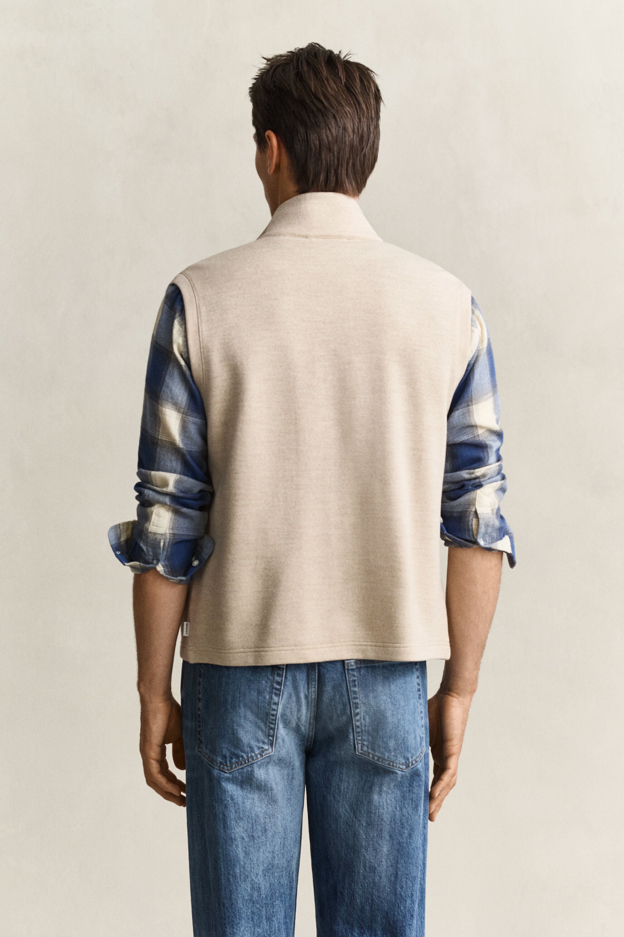 Zipped Vest — OAT MELANGE