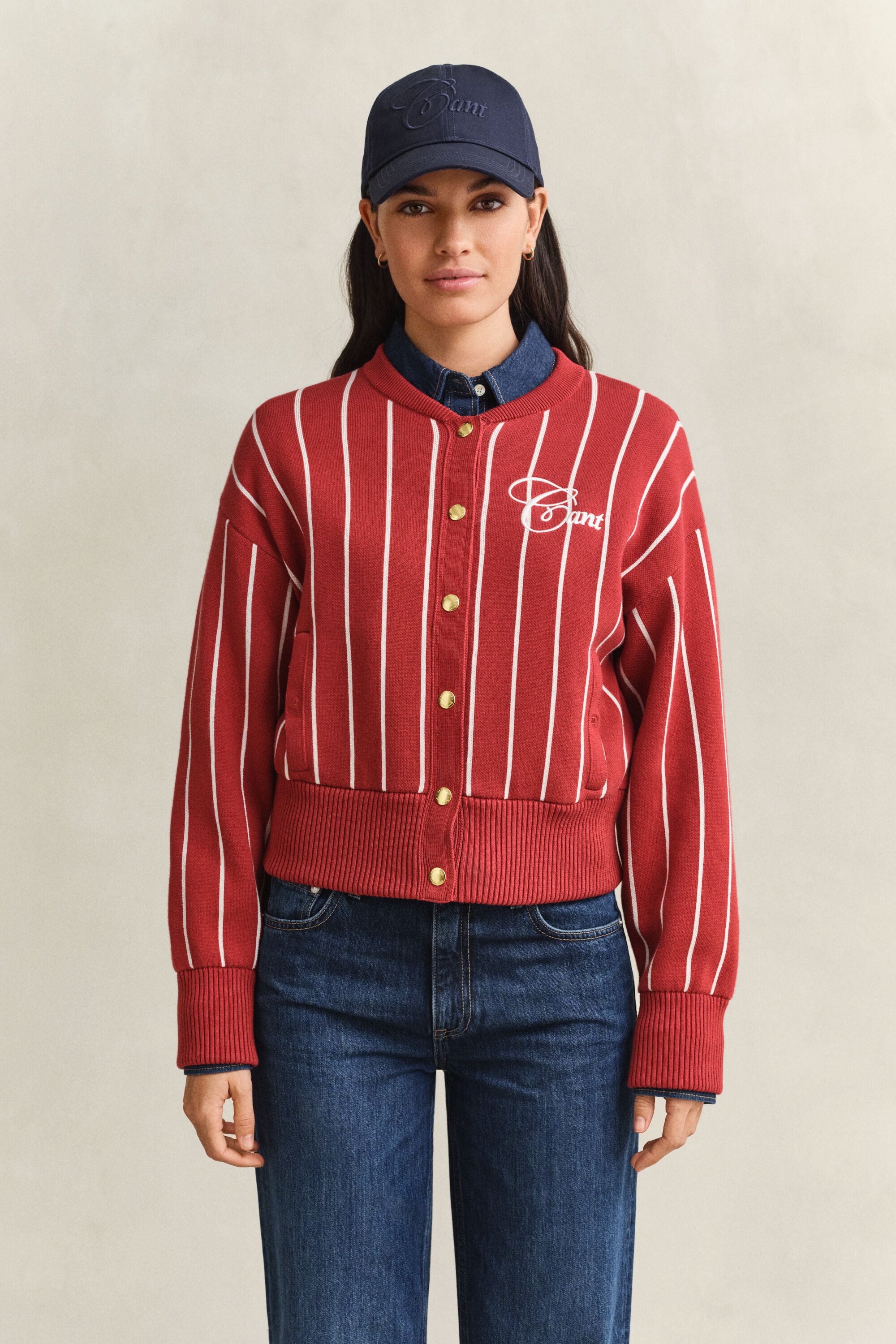 Knitted Varsity Jacket