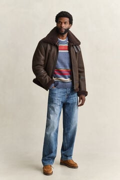 Multistriped Crew Neck Sweater — MULTICOLOR 6