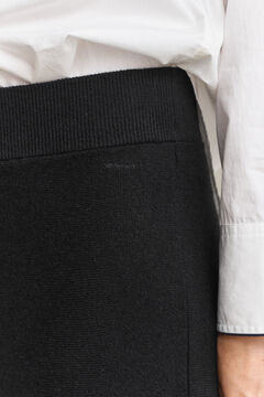 Lambswool Skirt — BLACK 3