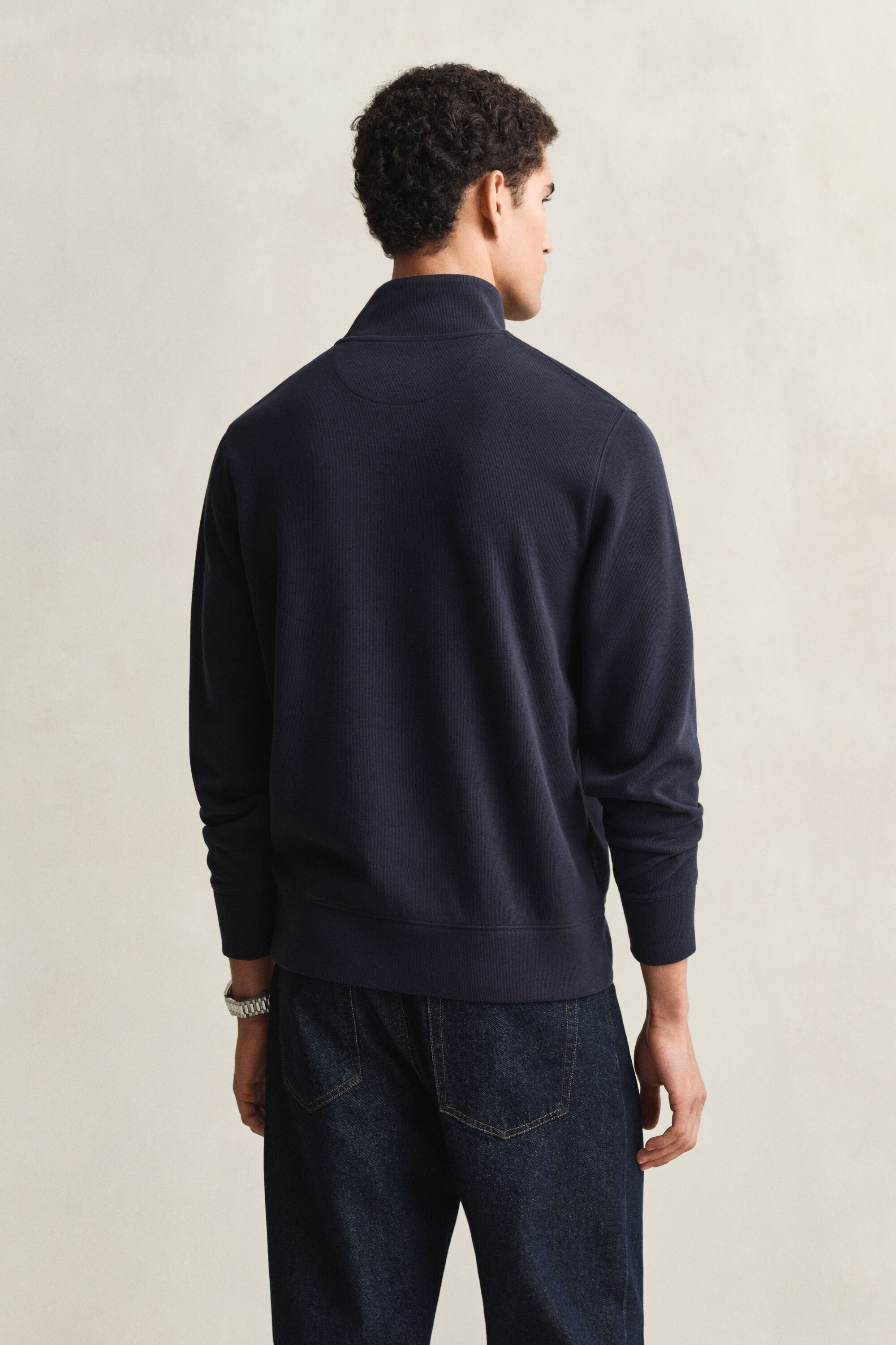Sacker Rib Half-Zip Sweatshirt