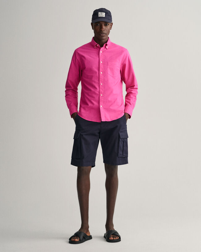 Regular Fit Sunfaded Oxford Shirt