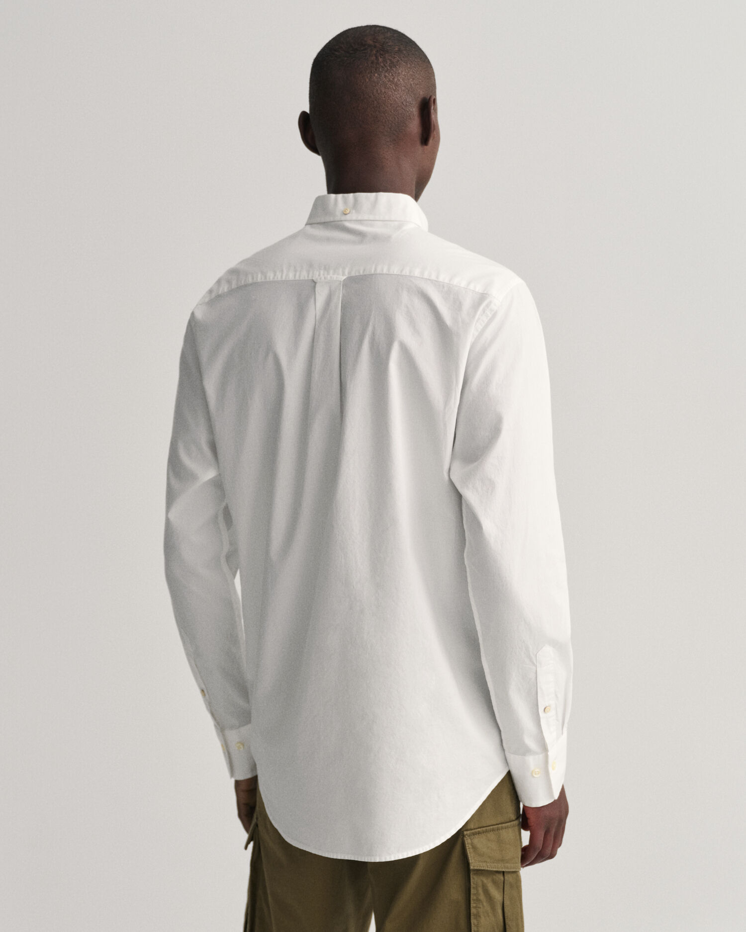 ガント メンズ シャツ トップス Broadcloth Shirt :71-555057-white:リ