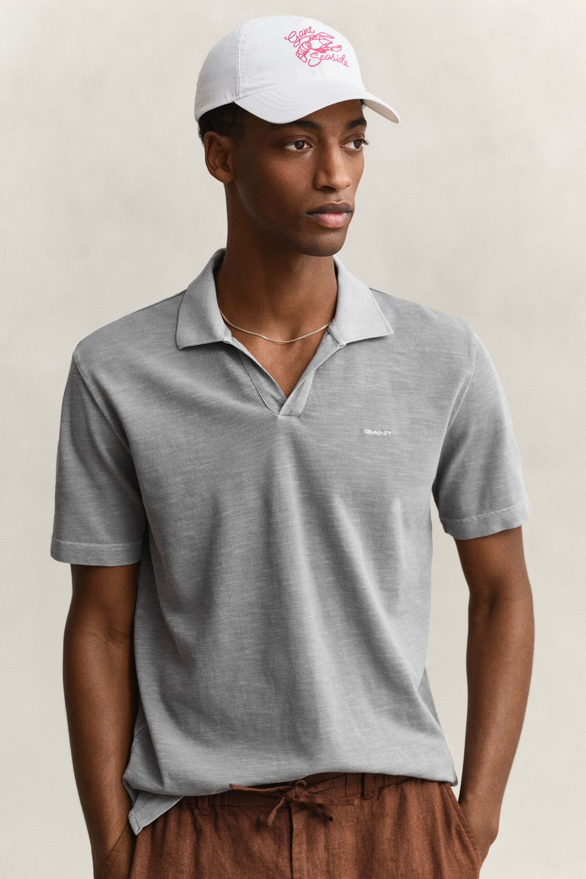 Graphic Crinkled Cap