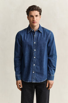 Denim Shirt — MID BLUE WORN IN 6
