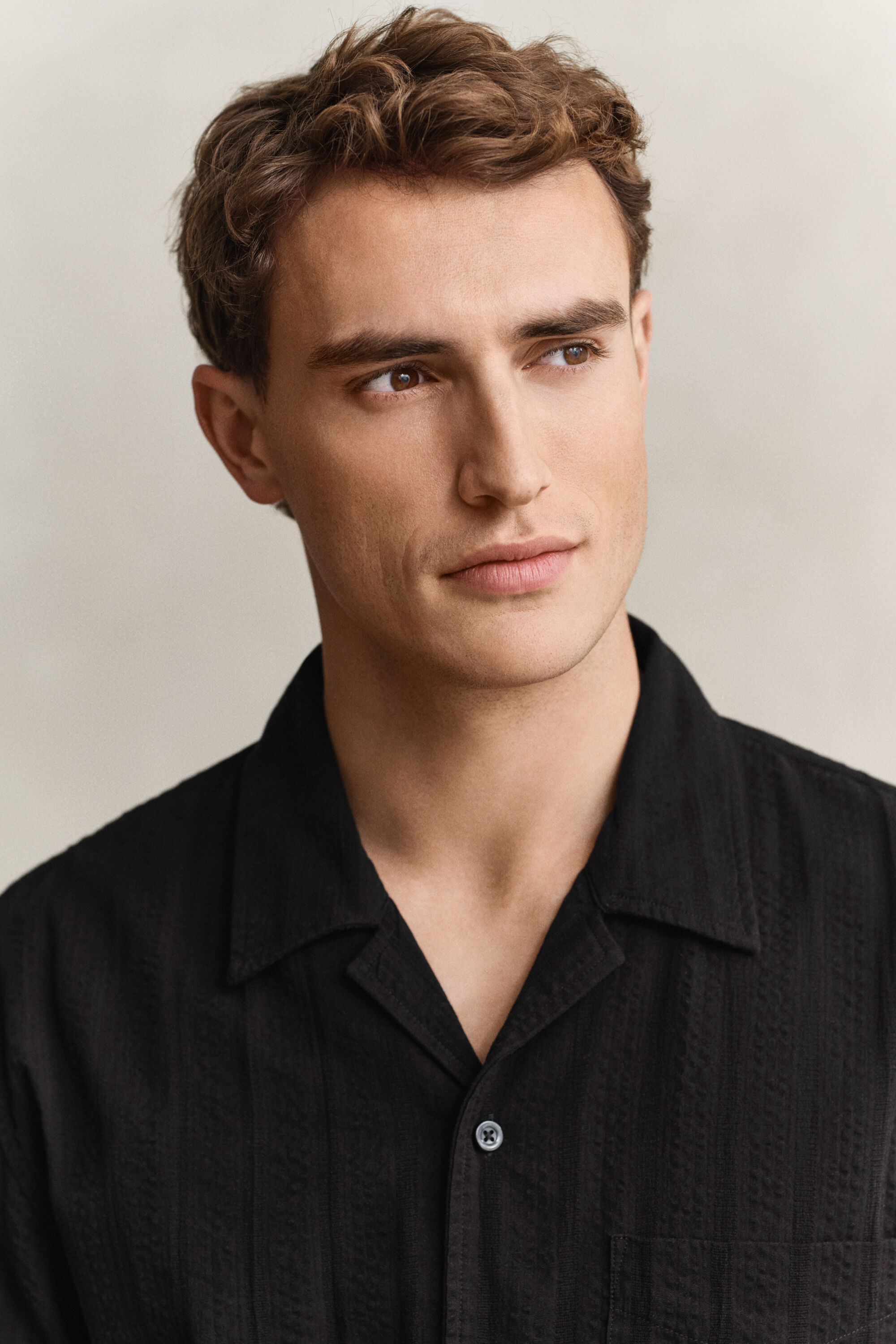 Relaxed Fit Dobby Striped Shirt