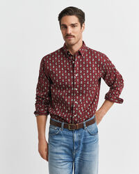 Regular Fit Paisley Printed Twill Shirt