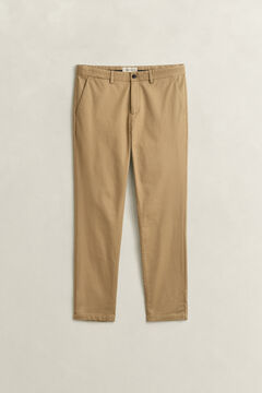 Slim Smart Chinos — DARK KHAKI 1