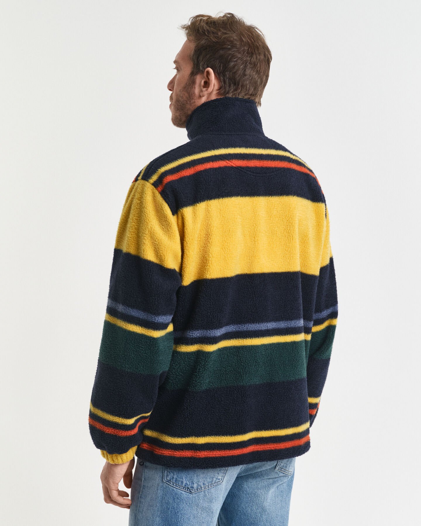 Striped Fleece Sweatshirt