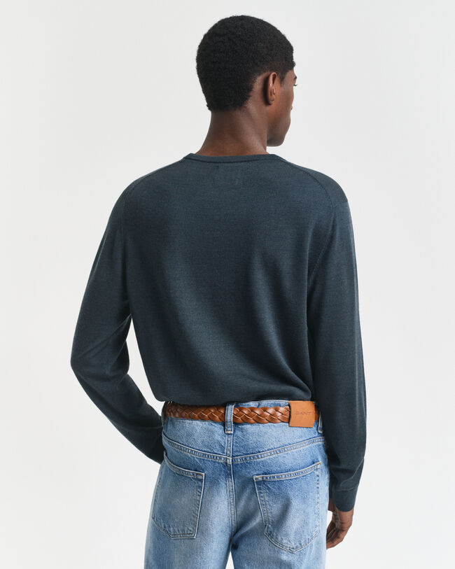 Merino Wool Crew Neck Sweater