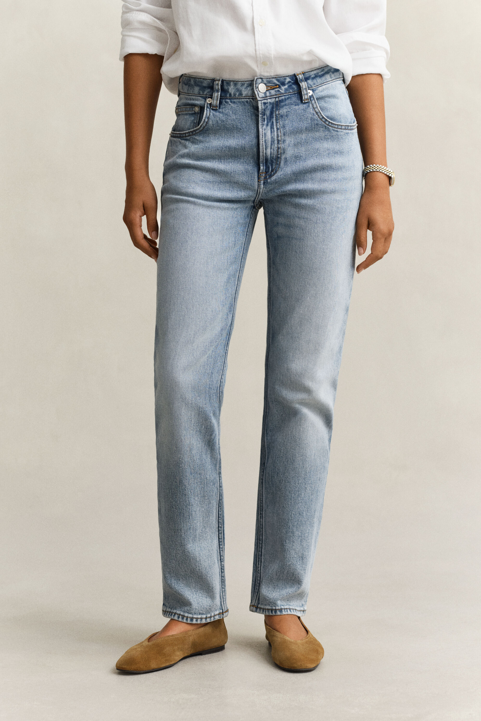Straight Leg Stretch Jeans