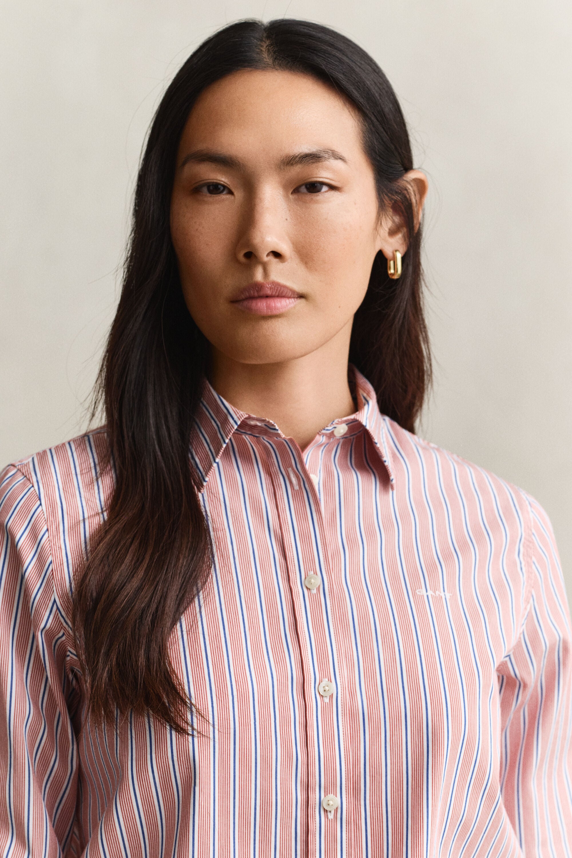 Regular Fit Striped Classic Poplin Shirt