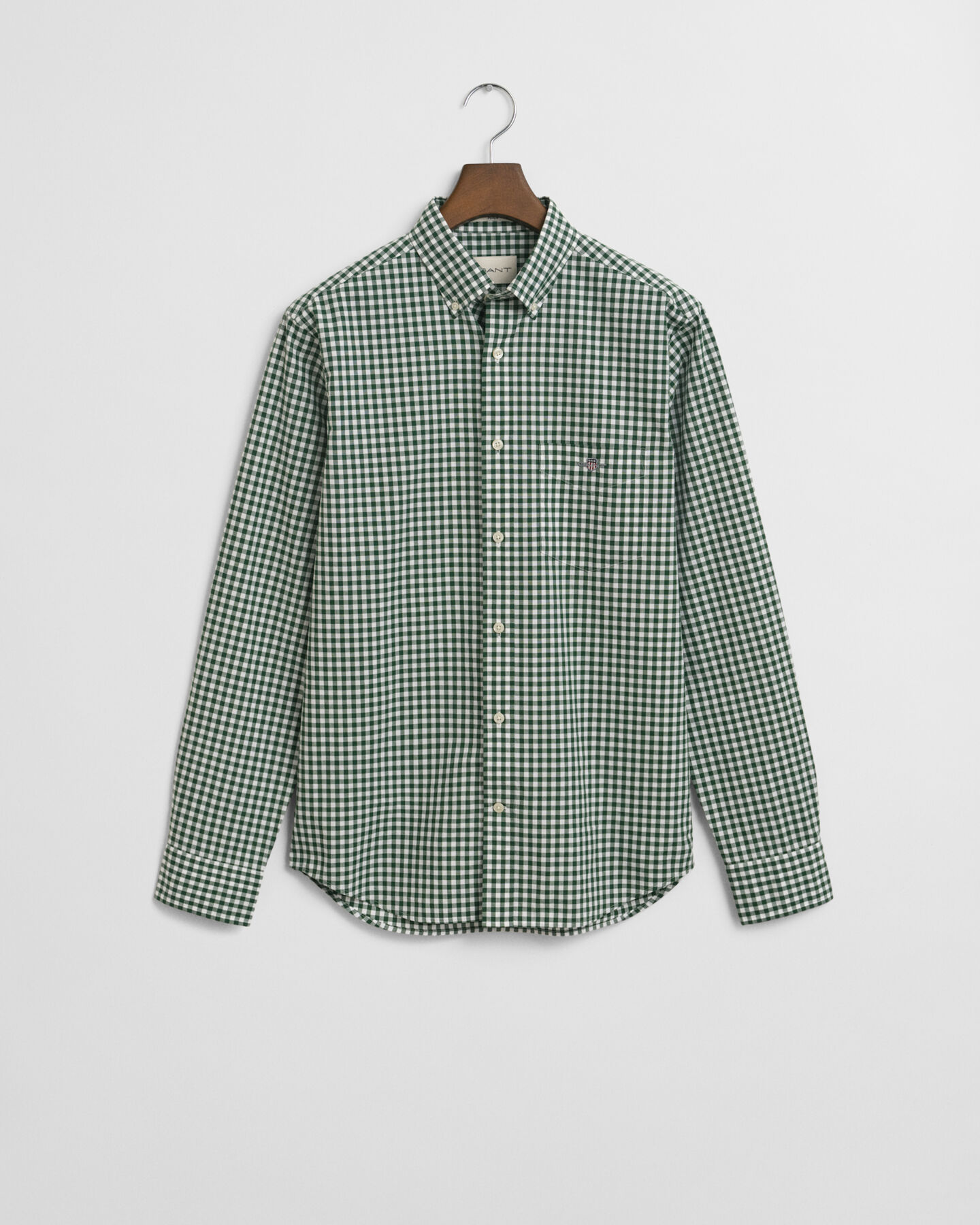 Regular Fit Classic Gingham Poplin Shirt