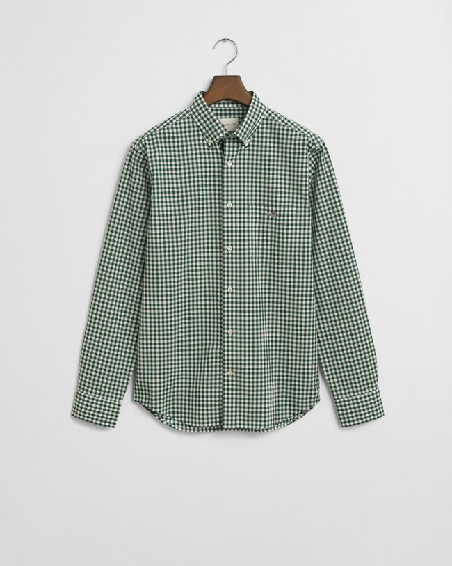 Regular Fit Classic Gingham Poplin Shirt