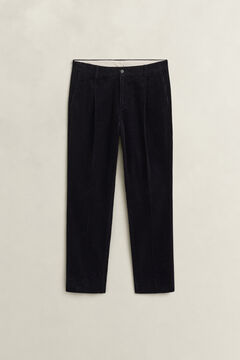 Corduroy Suit Pants — EVENING BLUE 1