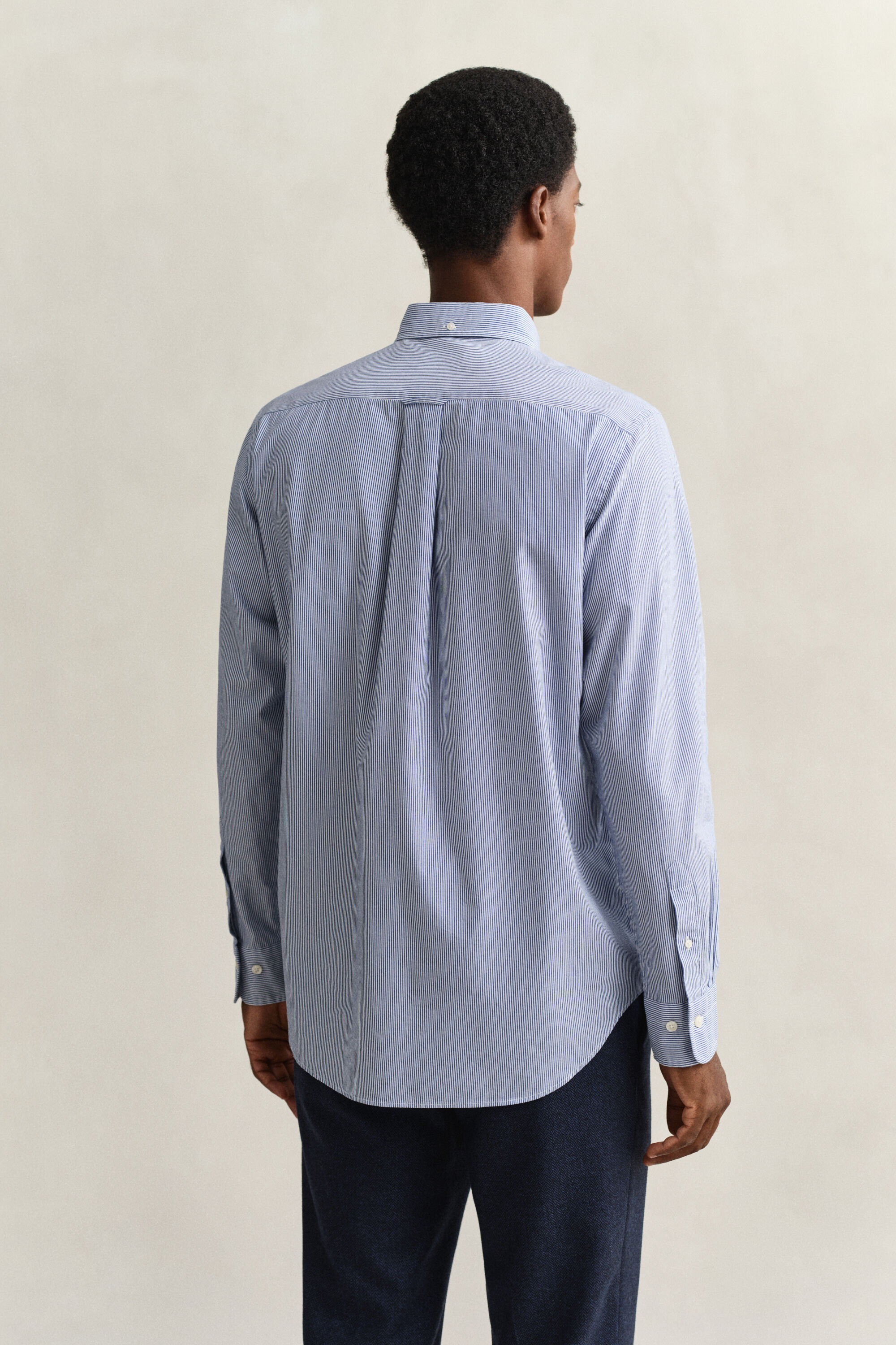 Banker Stripe Classic Poplin Shirt