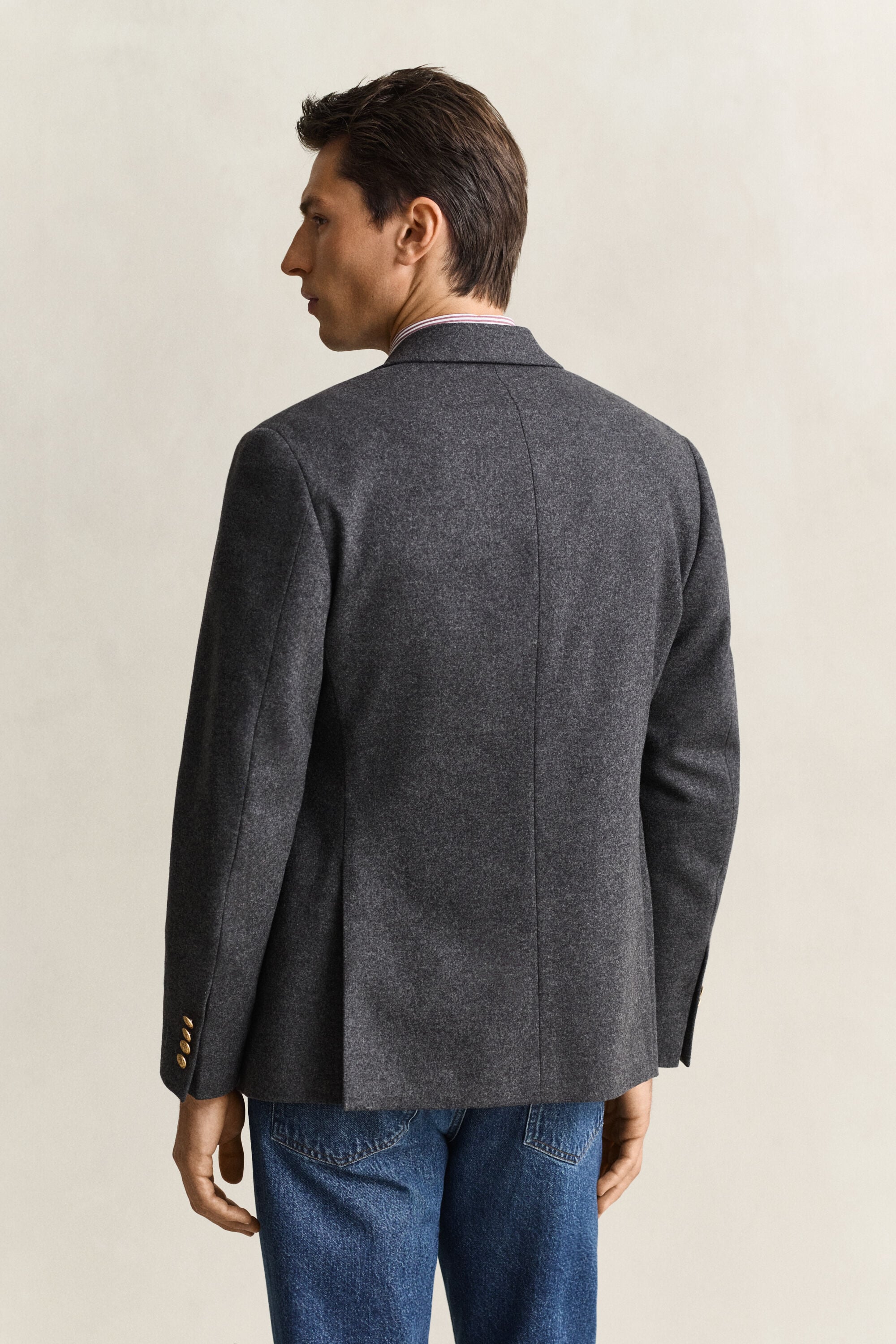 Classic Flannel Wool Club Blazer