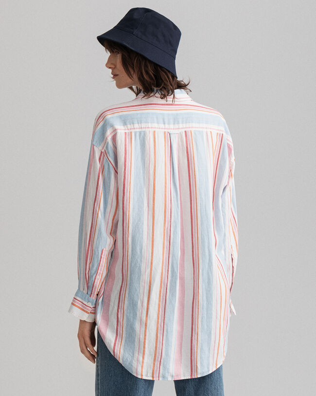 Oversized Multistripe Shirt