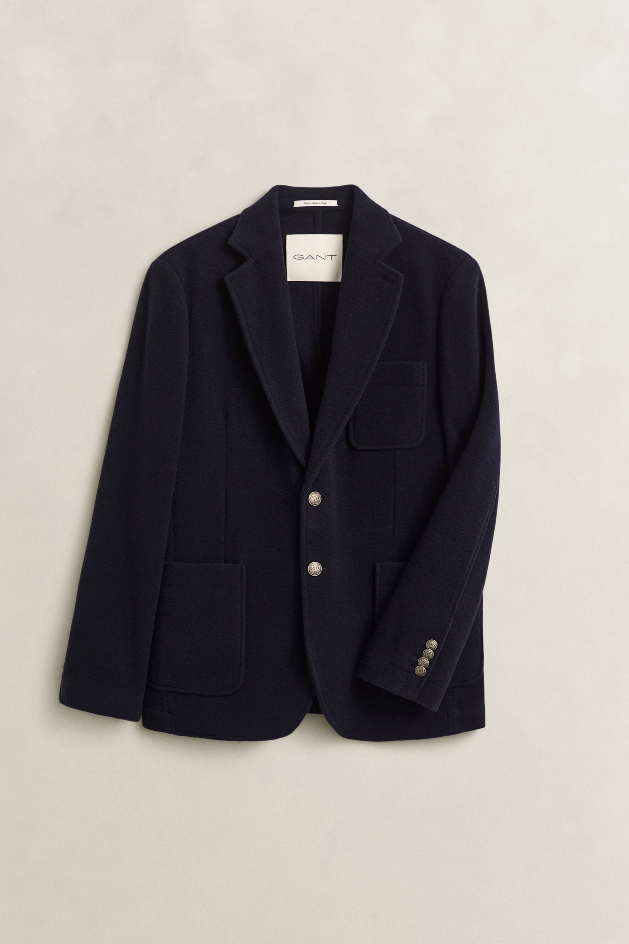 Felted Wool Club Blazer — EVENING BLUE