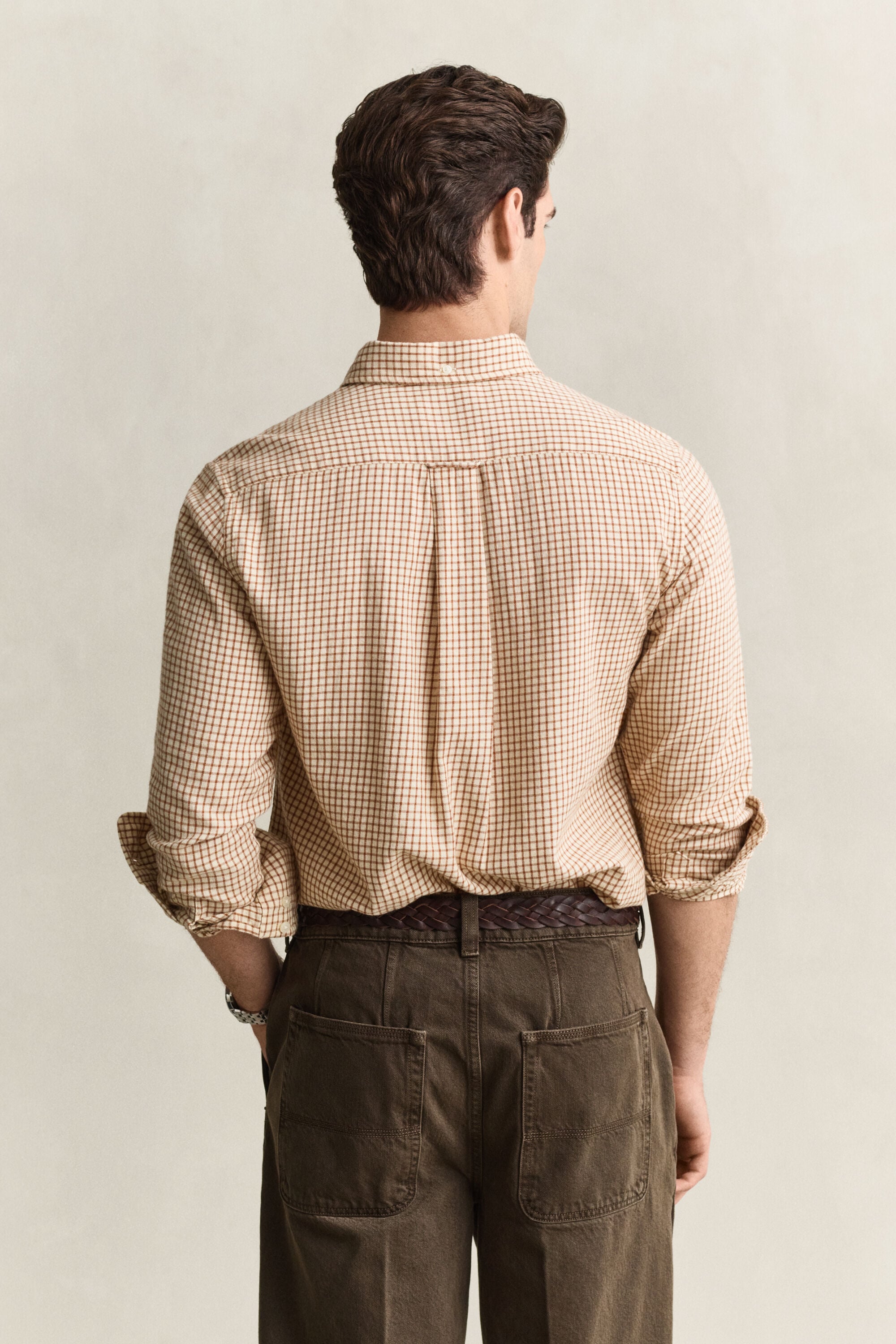 Checked Windblown Flannel Shirt