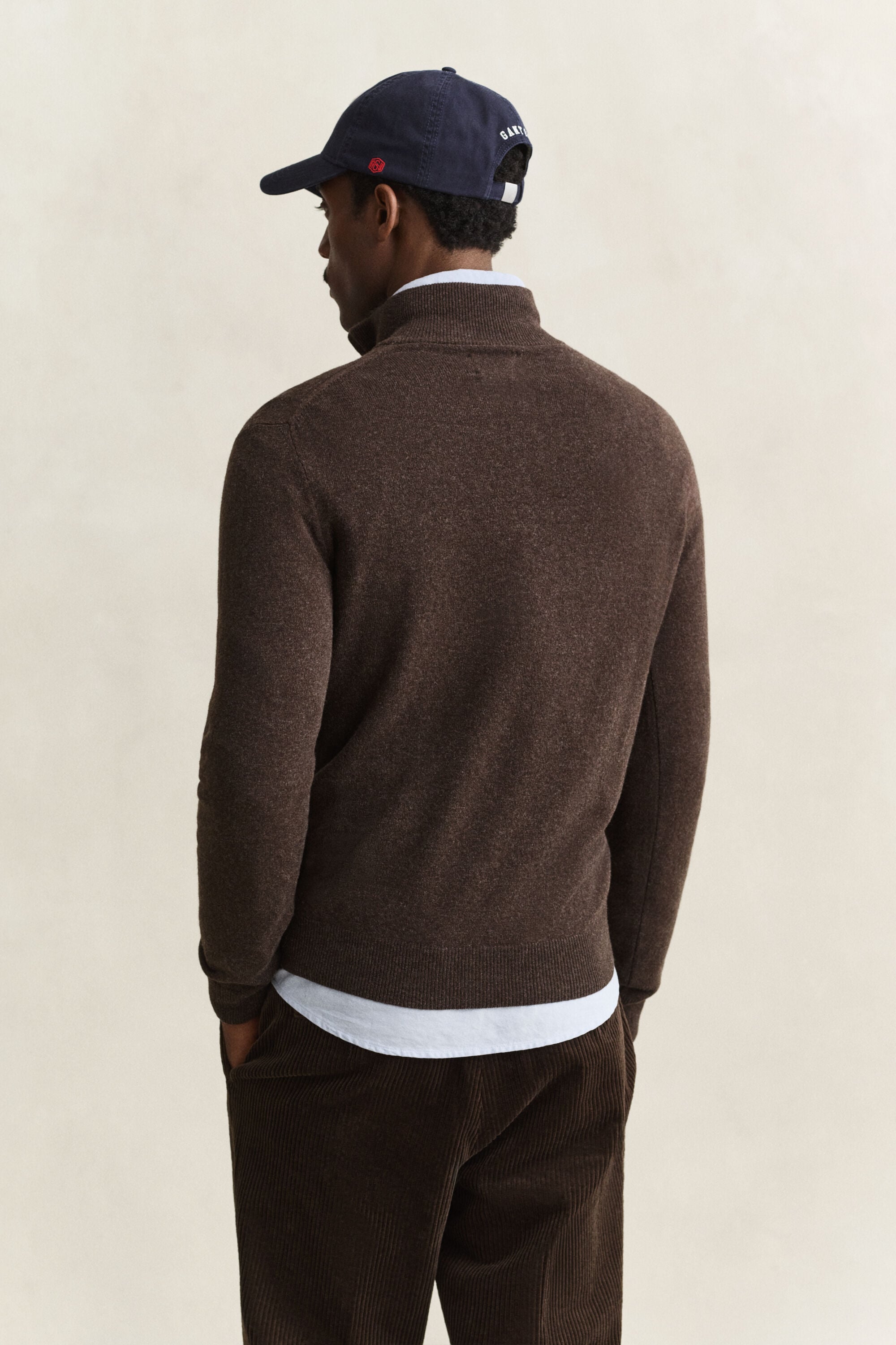 Lambswool Half-Zip Sweater