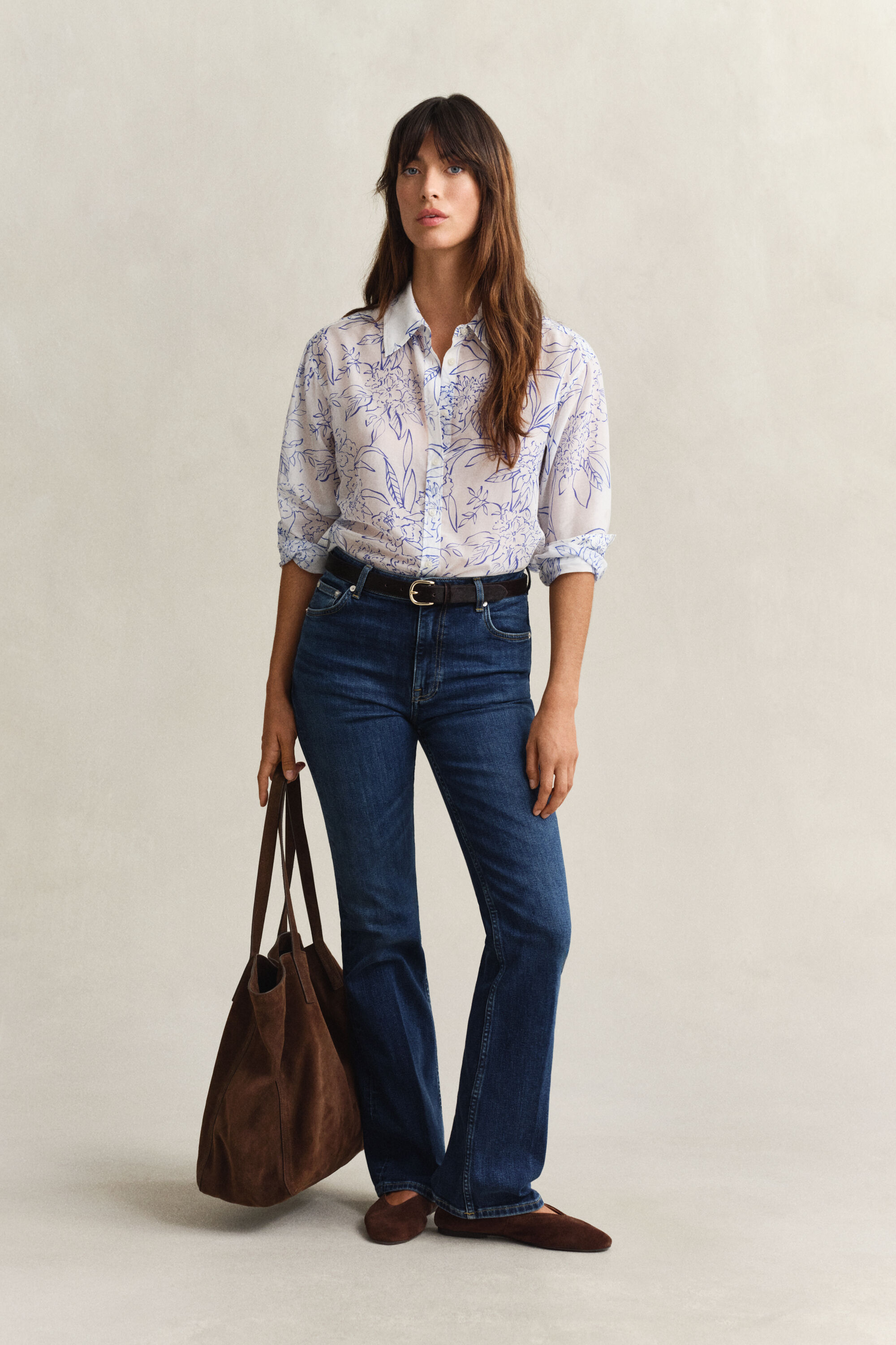 Floral Cotton Silk Shirt