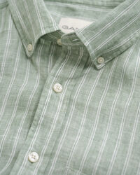 Regular Fit Striped Linen Shirt