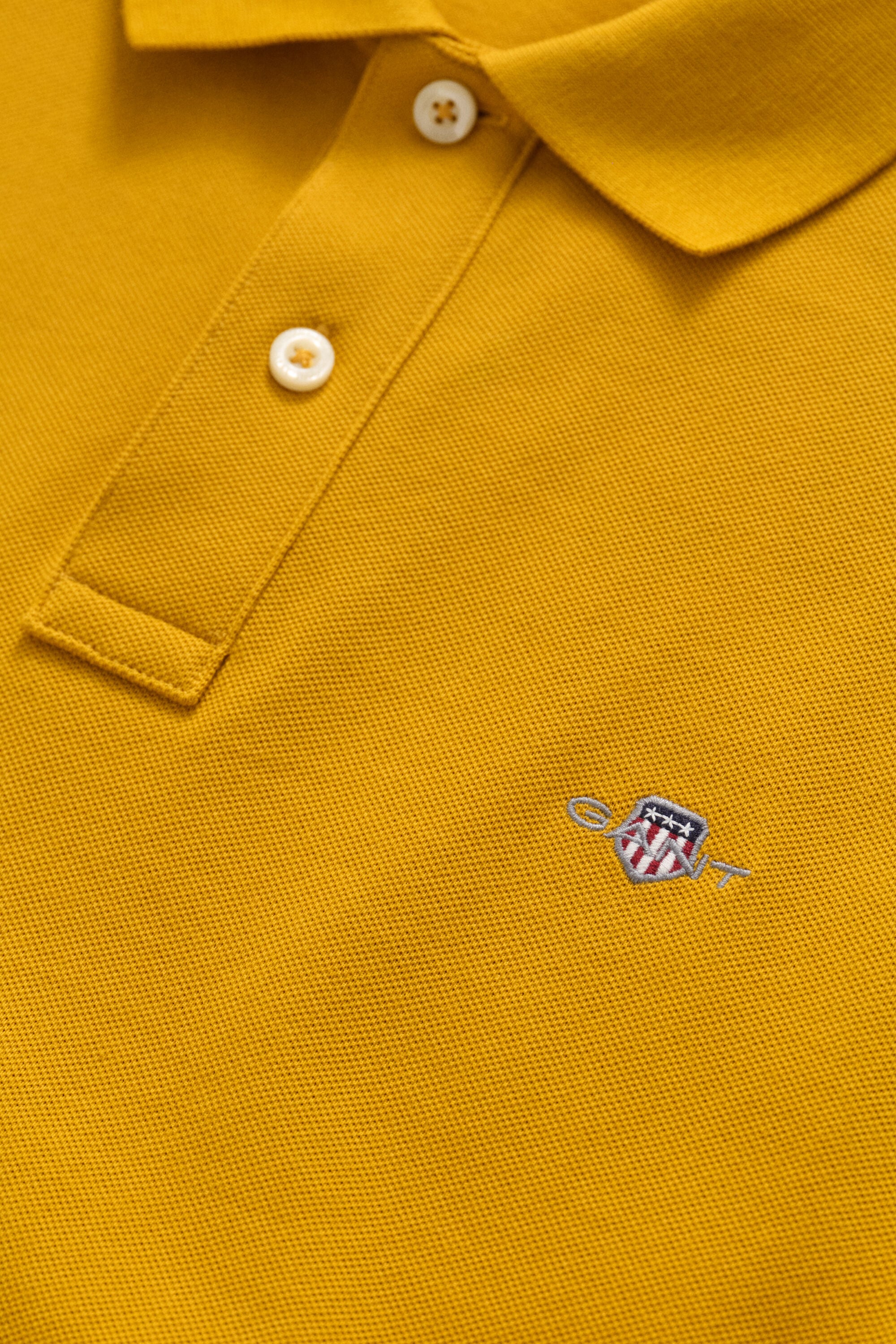 Classic Regular Polo Shirt — BURNT YELLOW