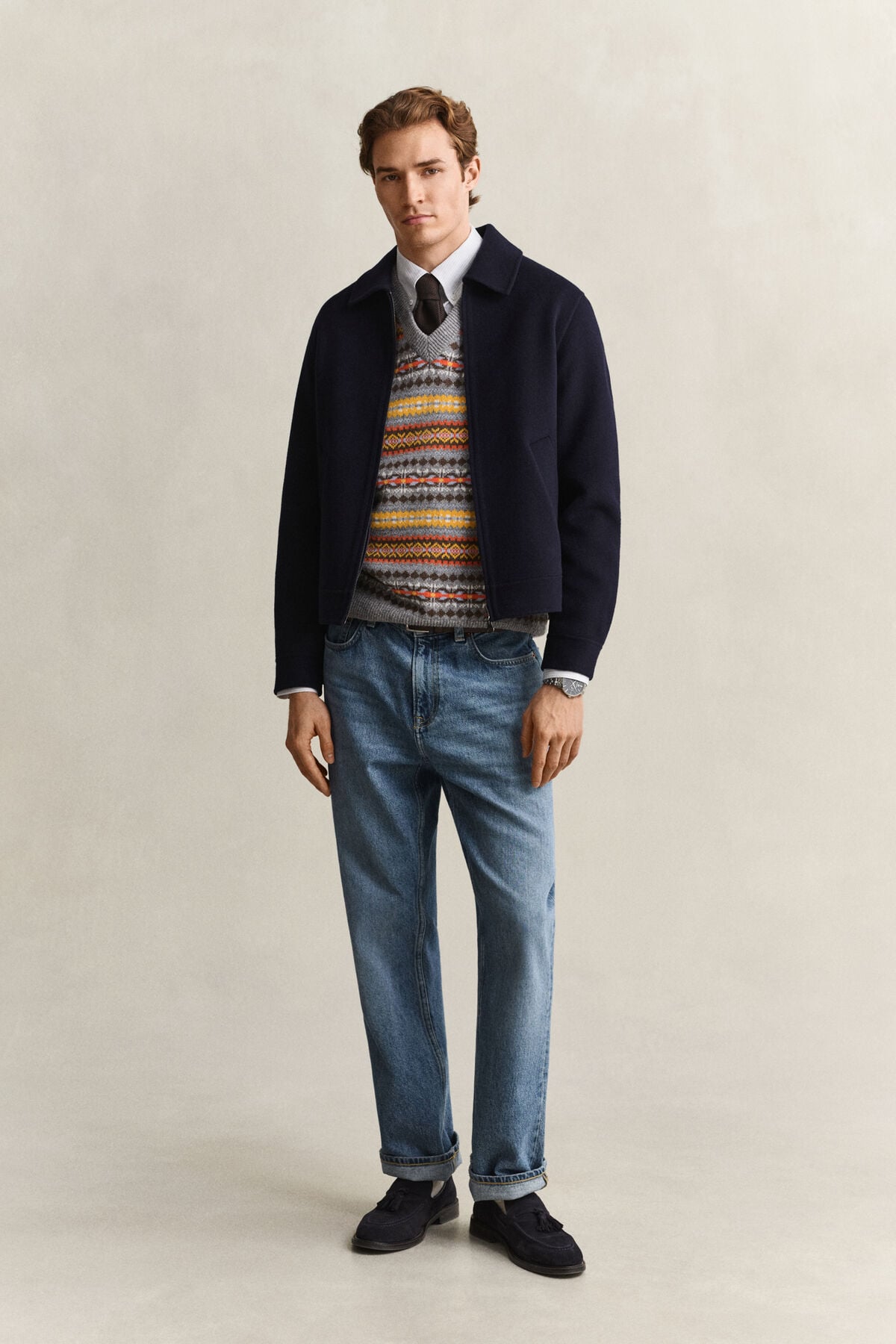 Fair Isle Vest — MULTICOLOR