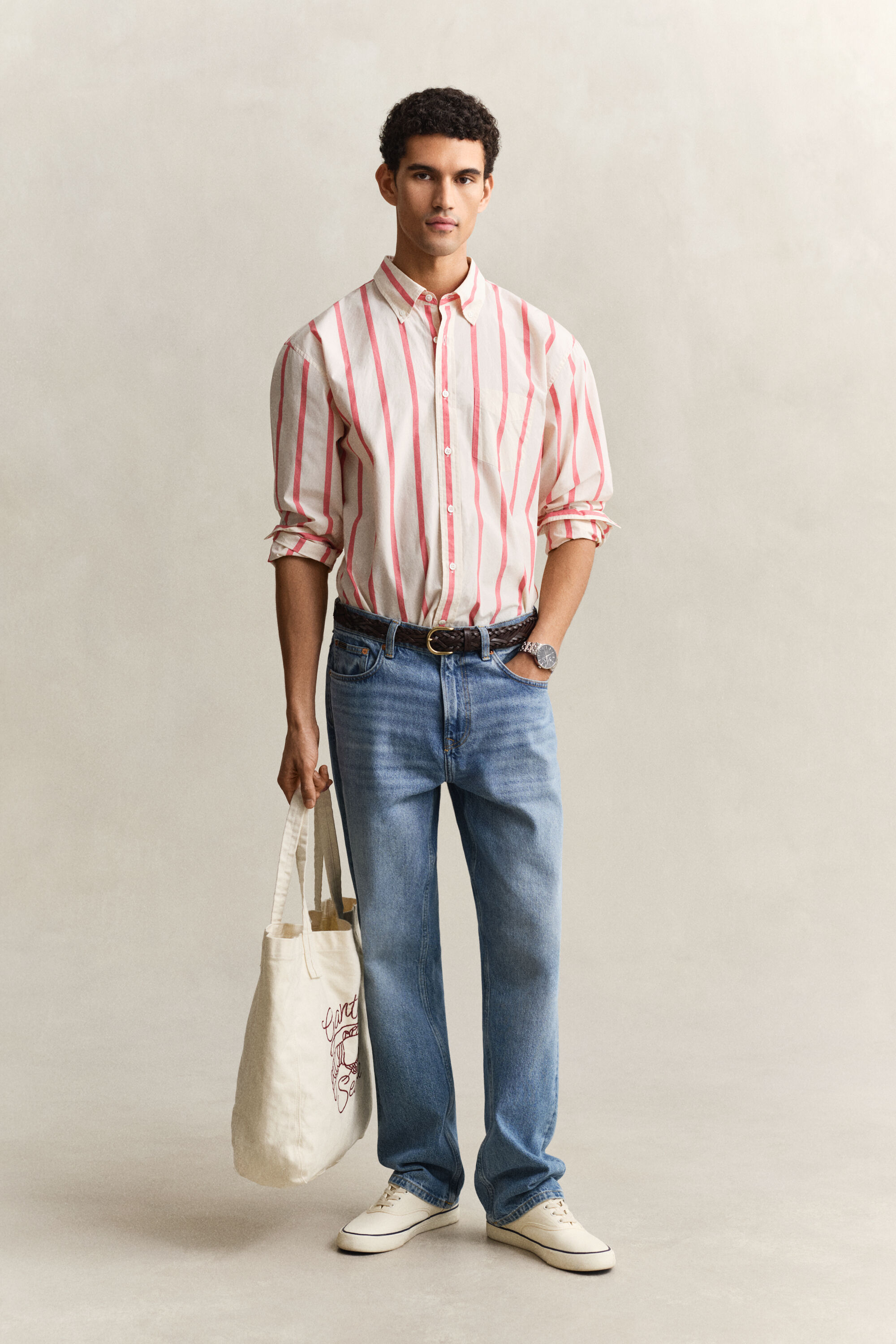 Striped Heritage Poplin Shirt