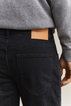 Regular Jeans — BLACK BROKEN IN 3