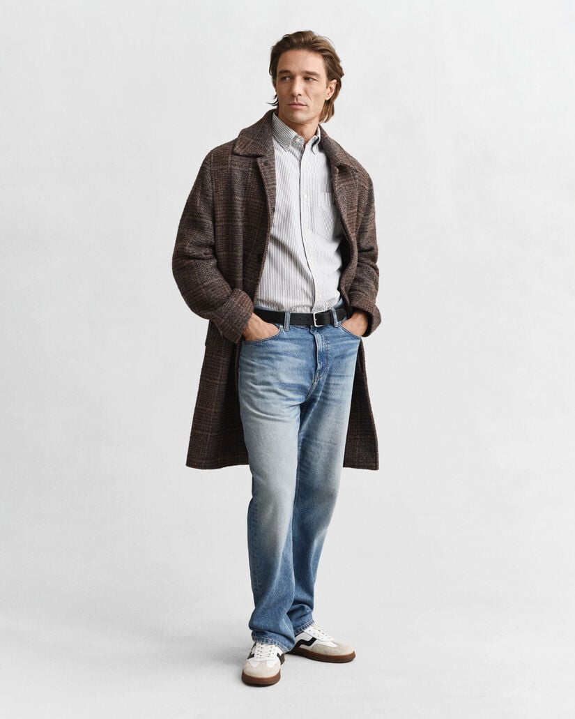 Regular Fit Banker Stripe Classic Oxford Shirt