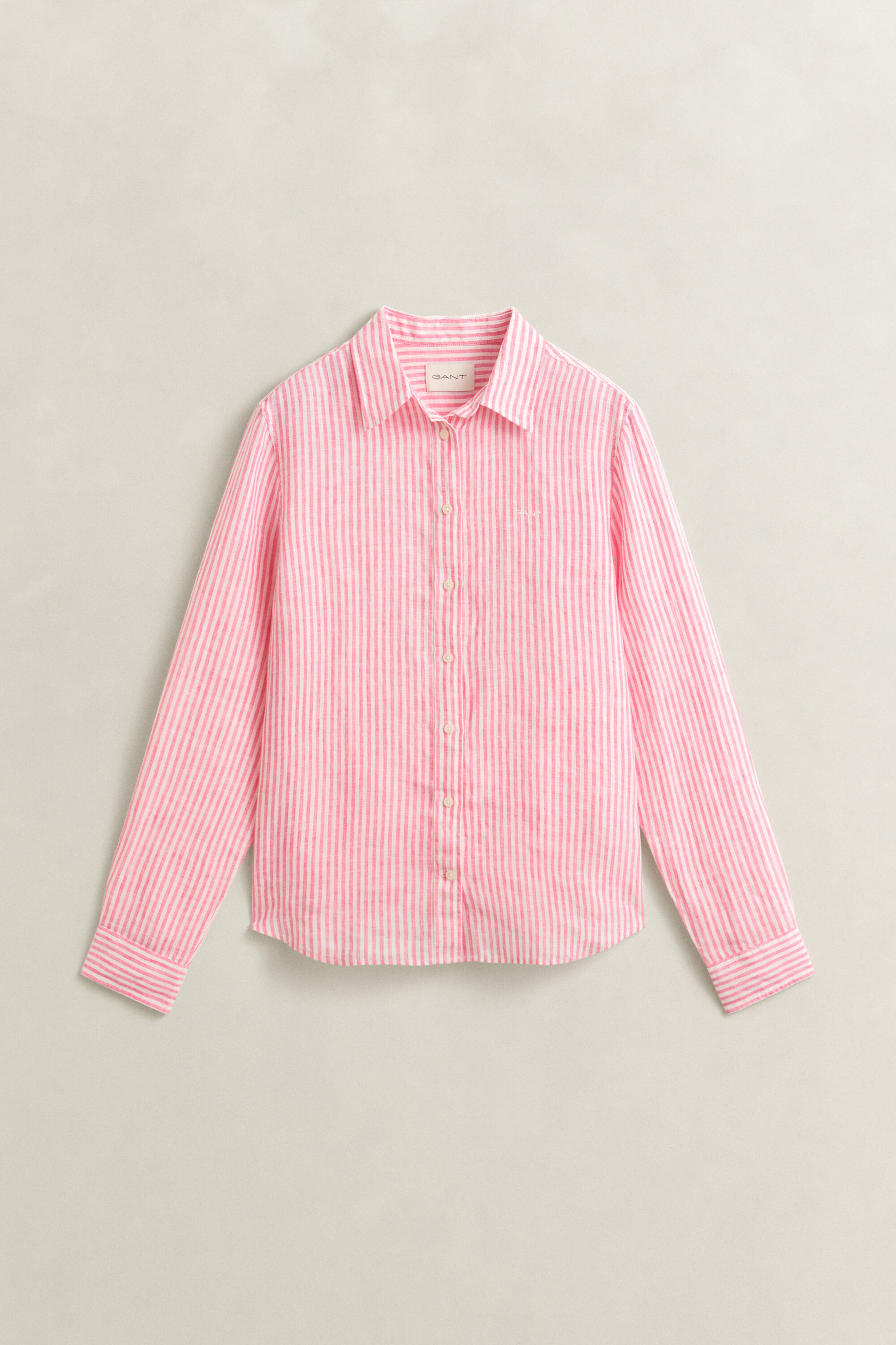 Regular Fit Striped Linen Shirt