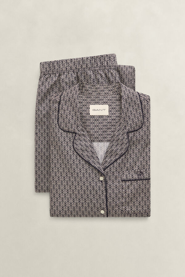 Printed Pajama Set — EVENING BLUE