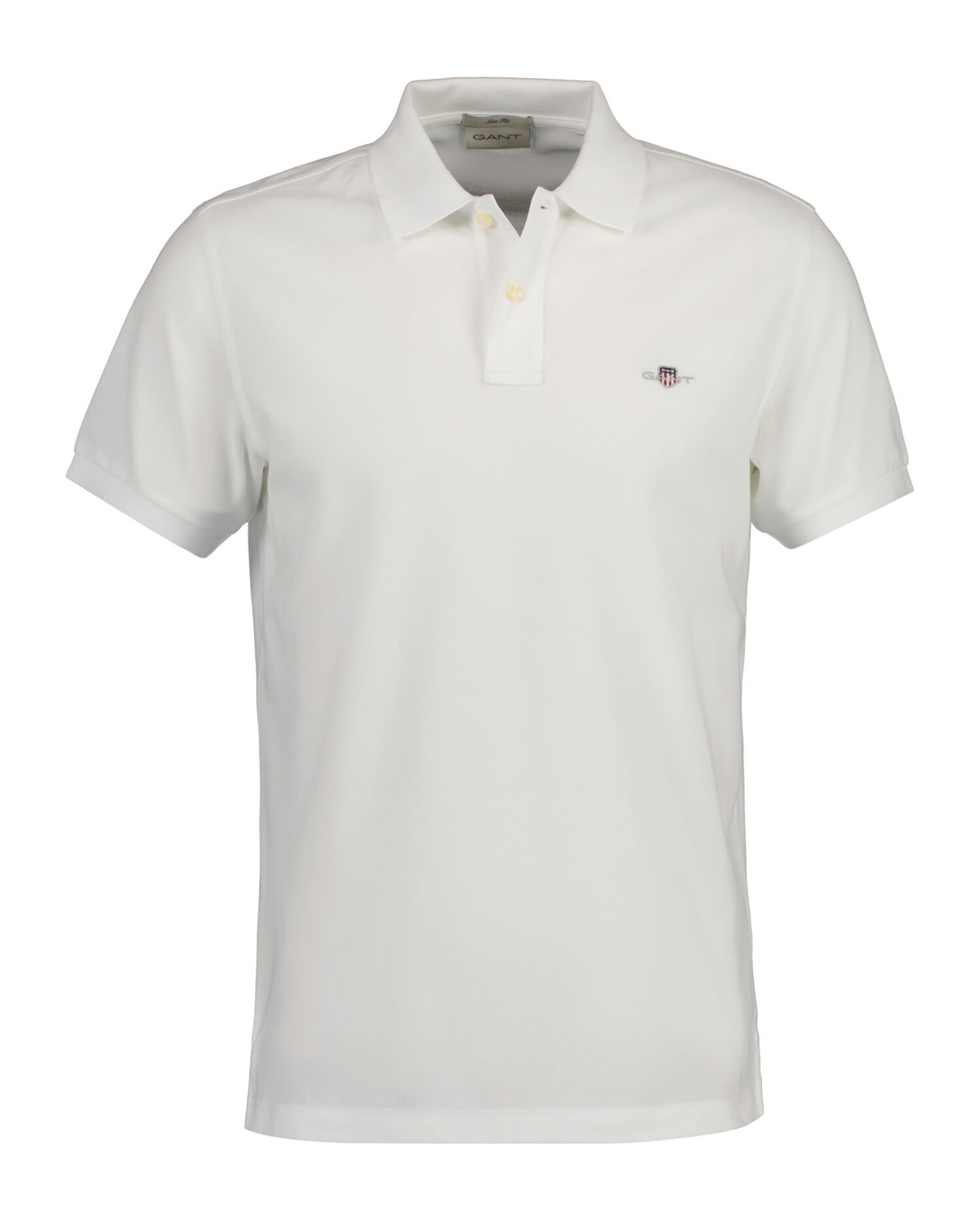 Classic Slim Polo Shirt — WHITE