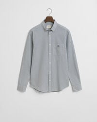 Regular Fit Micro Checked Classic Poplin Shirt